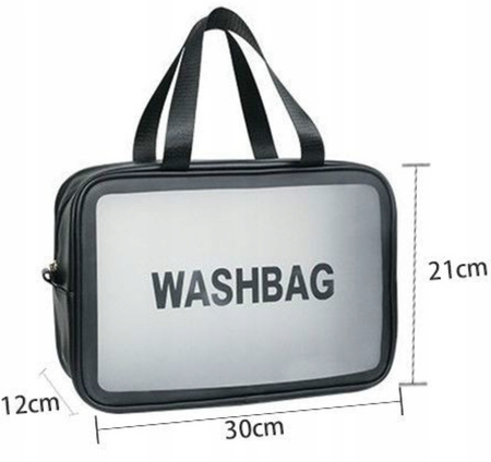 Kosmetyczka WASHBAG KOSMETYCZKA WODOODPORNA czarny